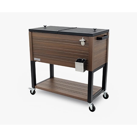 HIELERA/NEVERITA PERMASTEEL 80QT MADERA RUSTICA