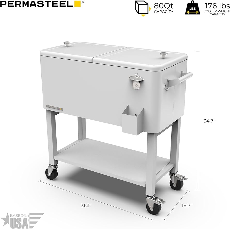 Hielera/nevera Permasteel desmontable de 80QT