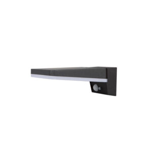 APLIQUE SOLAR GALLIOT 4.4W NEGRO IP44