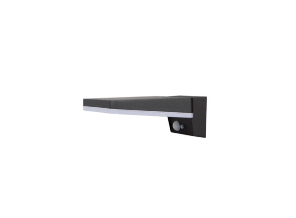 APLIQUE SOLAR GALLIOT 4.4W NEGRO IP44