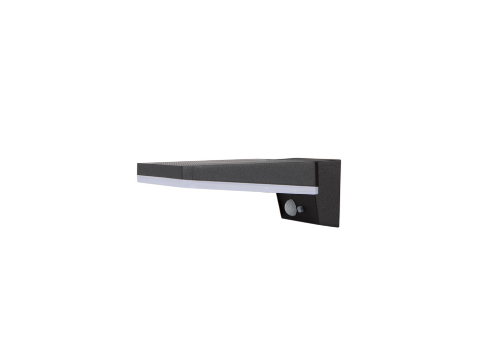APLIQUE SOLAR GALLIOT 4.4W NEGRO IP44