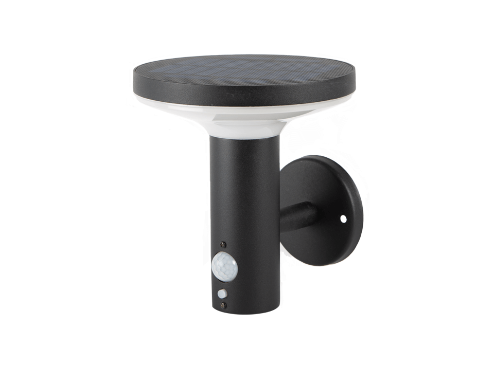 APLIQUE SOLAR MINIC 4.4W NEGRO IP44